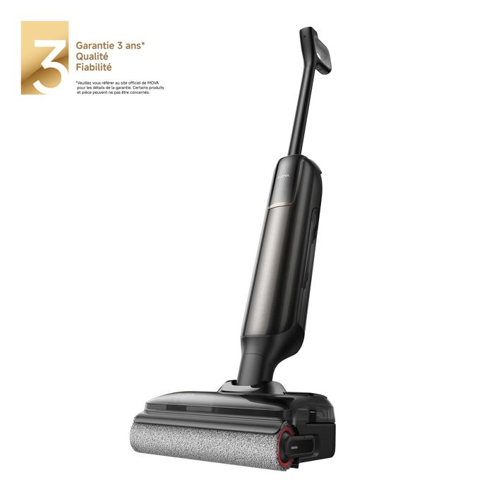 MOVA M50 Aspirateur laveur sans fil 22 kPa auto-nettoyage 85°C séchage air chaud 46 min 800 ml