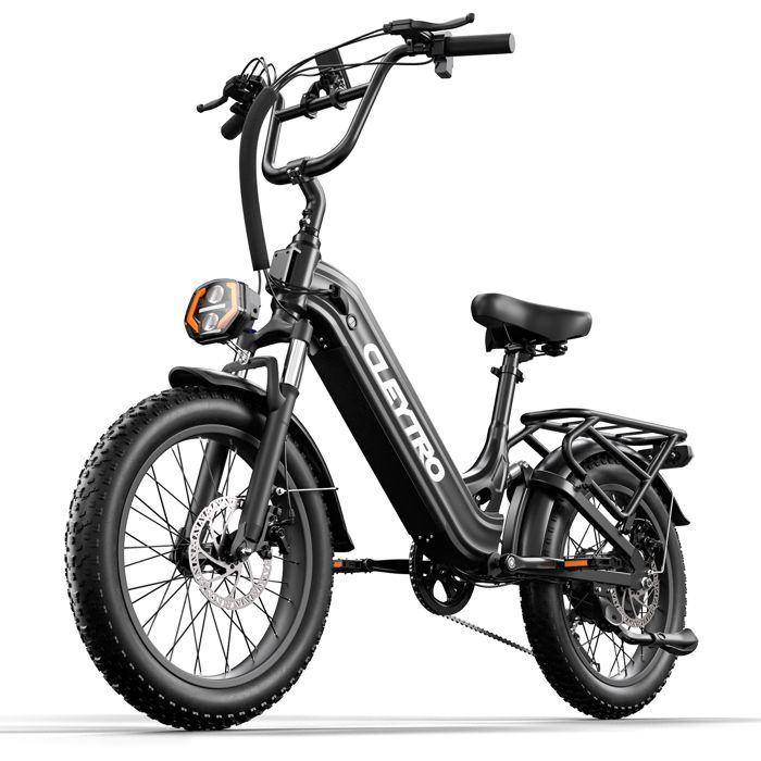 Vélo Électrique Cleytro XC20 20 Fat Bike 48V 15.6Ah Batterie Noir