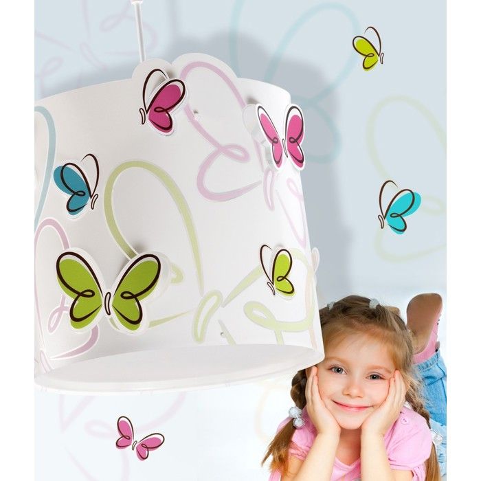 Dalber Lustre et lampe suspension Butterfly Papillon enfants