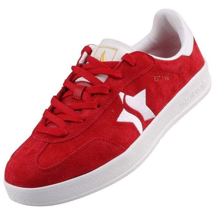 Skechers Baskets pour Femme 185420-RED Rouge