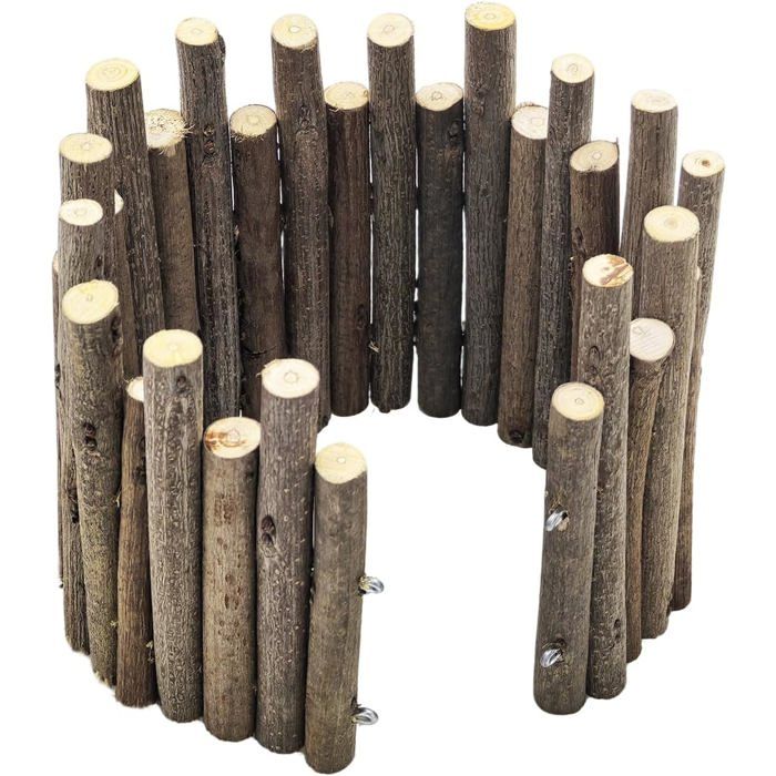 Clôture En Bois Pour Hamster - 30 Cm - Pont En Bois Pliable Comme Échelle DEscalade - Tunnel - Jouet À Mâcher Naturel Pour [BI173]