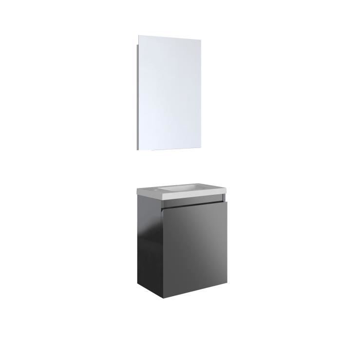Ensemble meuble lave-mains avec miroir PORTO PACK