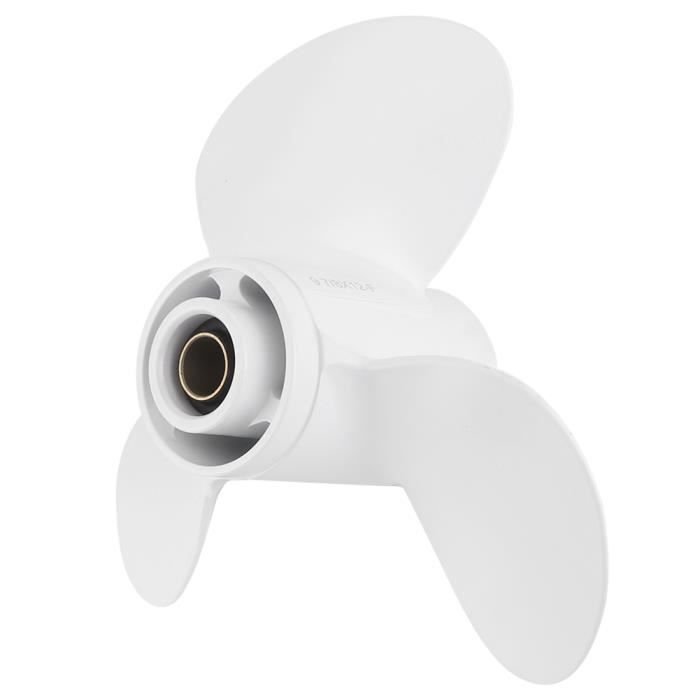 Hélice Hors-bord - QQMORA - 13 X 19 - Acier Inoxydable - 4 Pales - 50