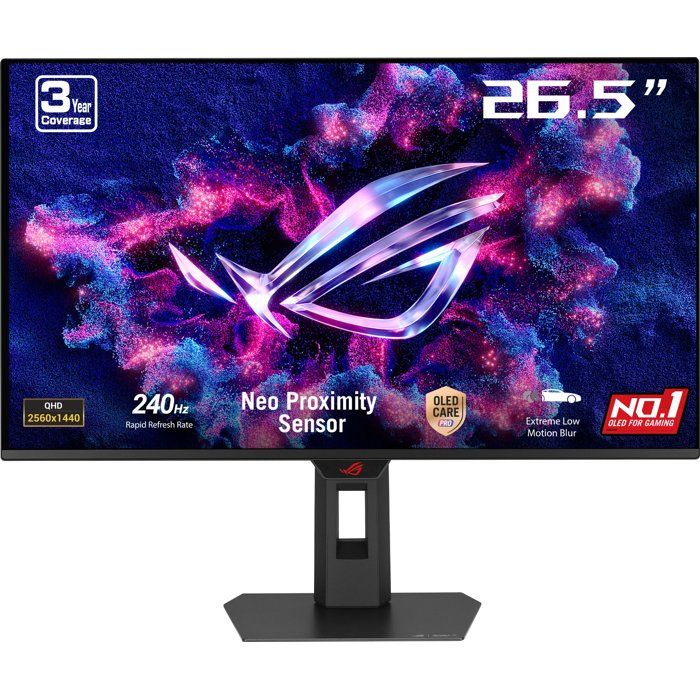 Écran PC ASUS ROG Strix XG27AQDMESZ 26 5 Wide Quad HD 240Hz QD OLED ajustable hauteur - vue 2