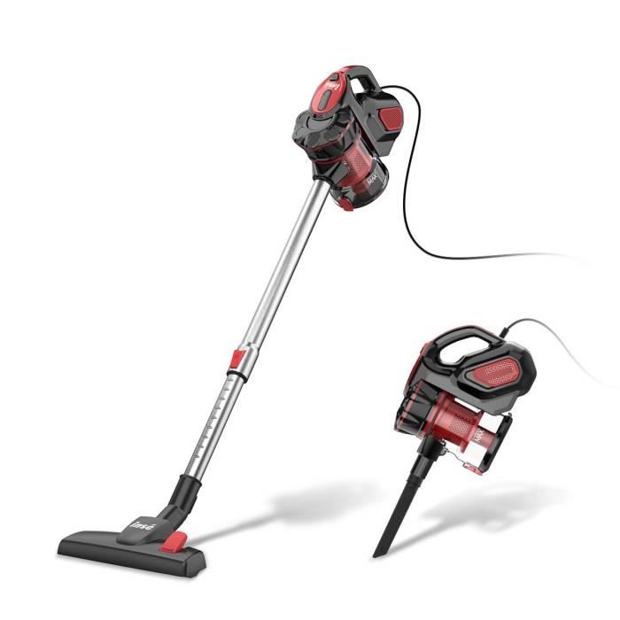 INSE Aspirateur Balai avec Fil Tuyau Retractable 2 en 1