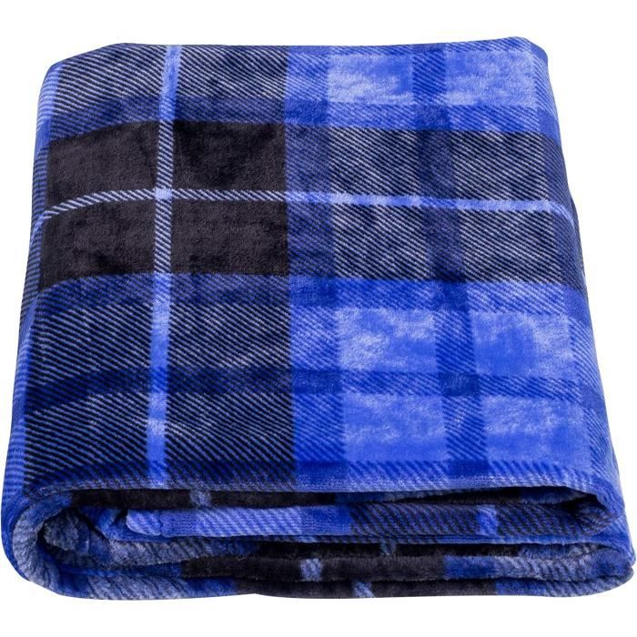 Plaid Polaire Microfibre 150x200 Cm - Couverture Douce Et Chaud Pour Canapé, Lit, Extérieur