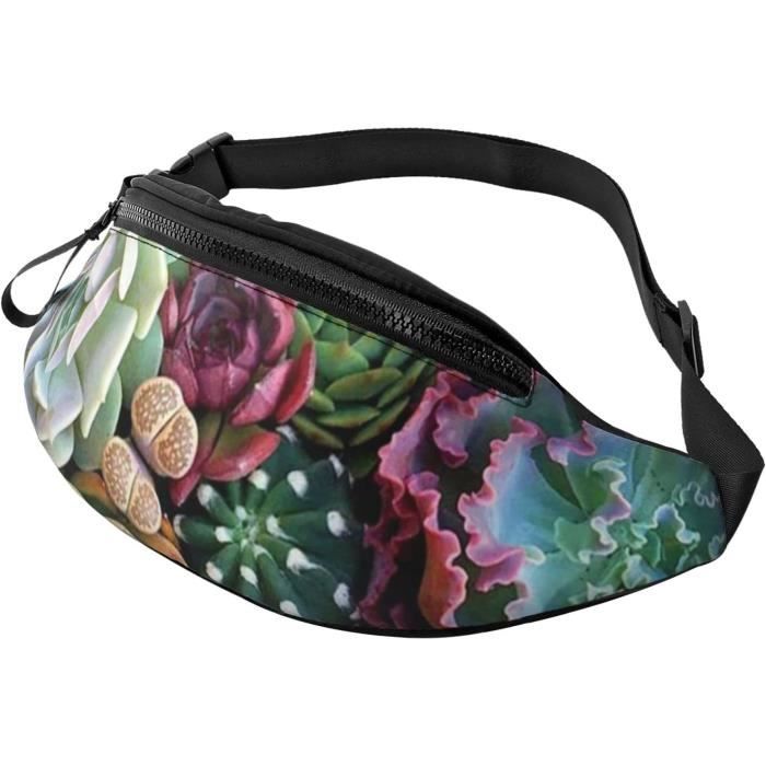 Sac Banane Rose Et Papillon Avec Ceinture Réglable Pour Homme Et Femme Pour Le Sport, La Course