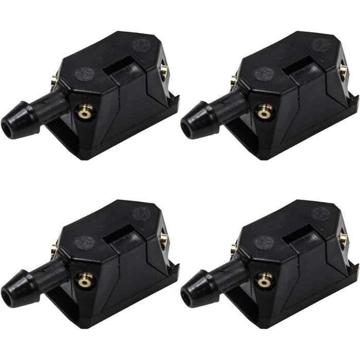 Lot De 2 Buses De Lave-Glace Universelles Pour Voiture - Pulvérisation Optimale, Installation Facile - Pour Pare-Brise