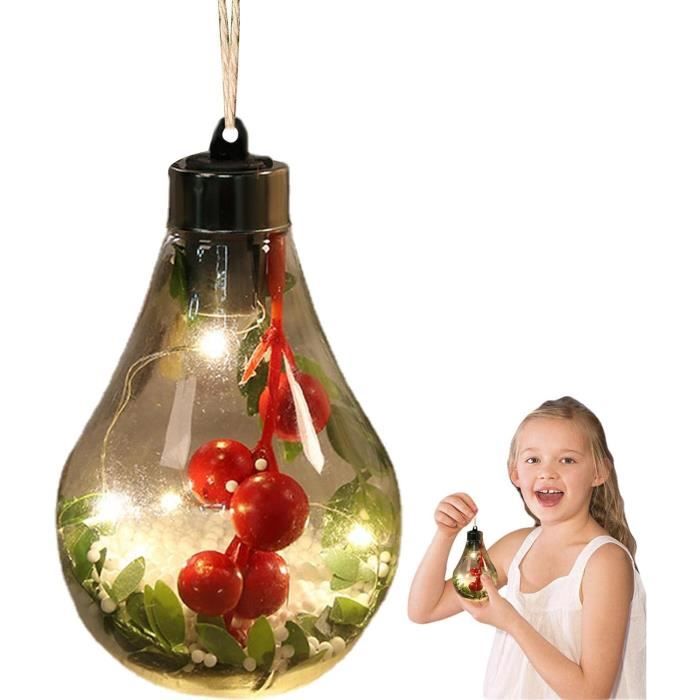Lumières De Noël, Ampoule Led Transparente Pour Décoration D