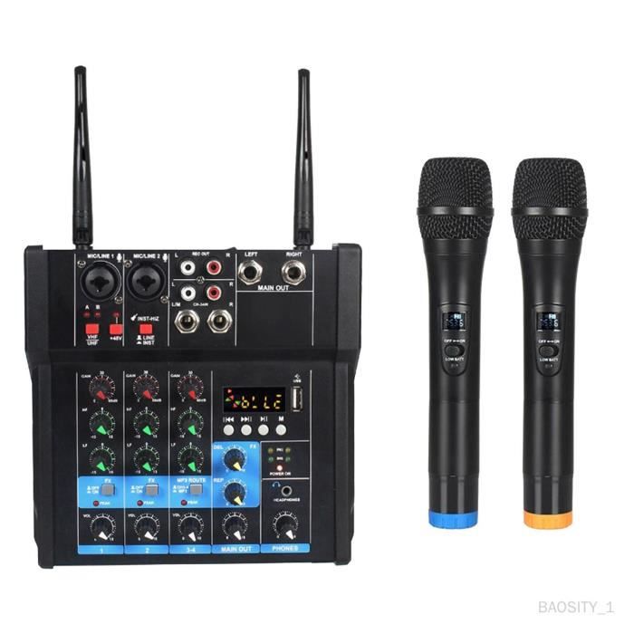 Console de mixage sonore 48V avec table de mixage ... - Grandado