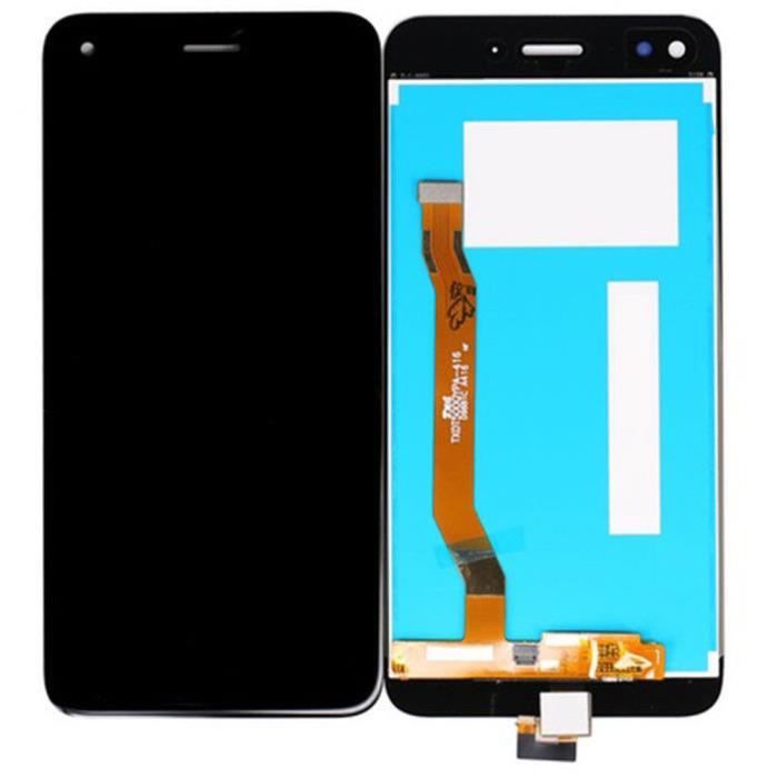 Écran LCD + Vitre Tactile Pour Huawei Y6 Pro 2017 - Blanc/noir, Neuf Sous Blister