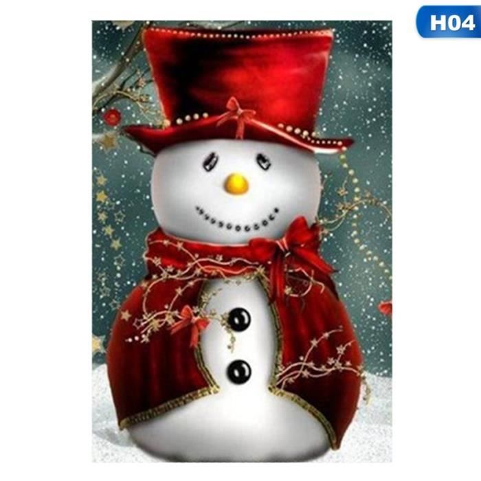 Diamant rond 5d diamant peinture bonhomme de neige de Noël nouveau point de  croix-x795 - Achat / Vente peinture 3d - gel Diamant rond 5d diamant pei -  Cdiscount