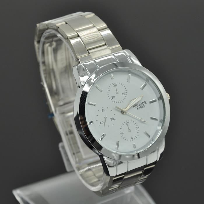 Montre Bracelet SOKI Pour Homme - Mouvement Quartz, Avec Gourmette, Style Décontracté, Neuve étiquetée