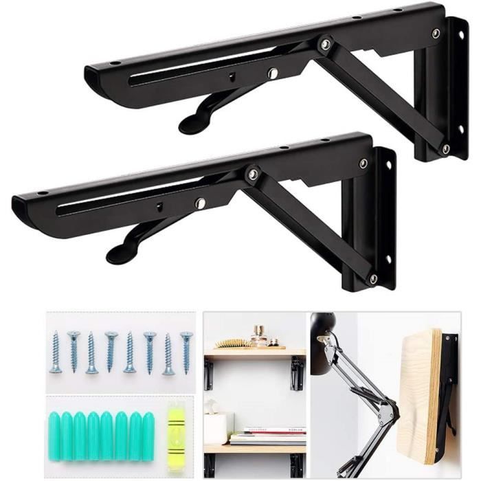Clips Pour étagères D'armoire - Lot De 10 En Acier Argenté - Fixation Simple Et Solide Pour Bibliothèques, Vitrines Ou Rangements