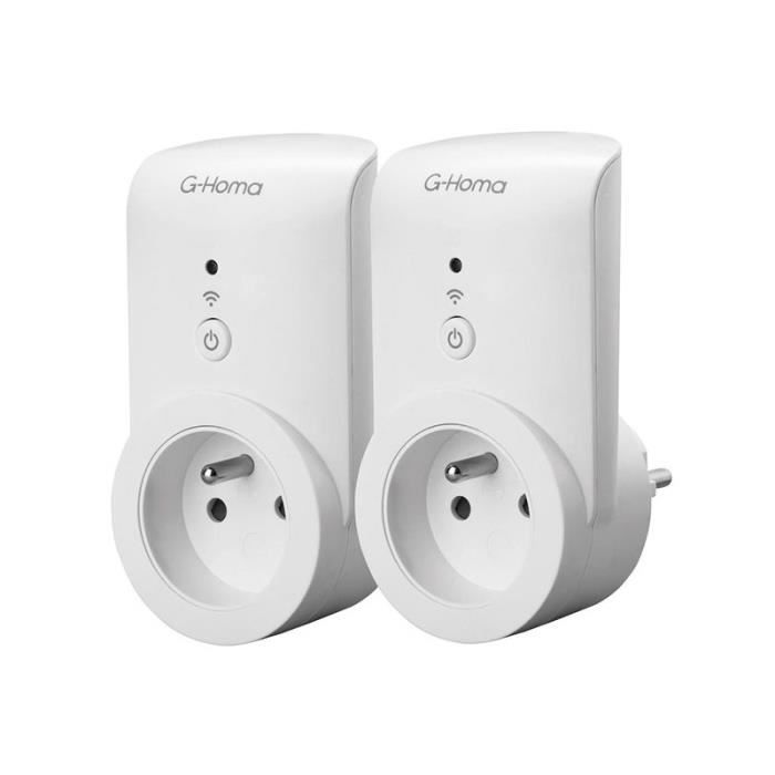 Prises wifi lot de 2 ghoma ref.7775 Cdiscount Bricolage