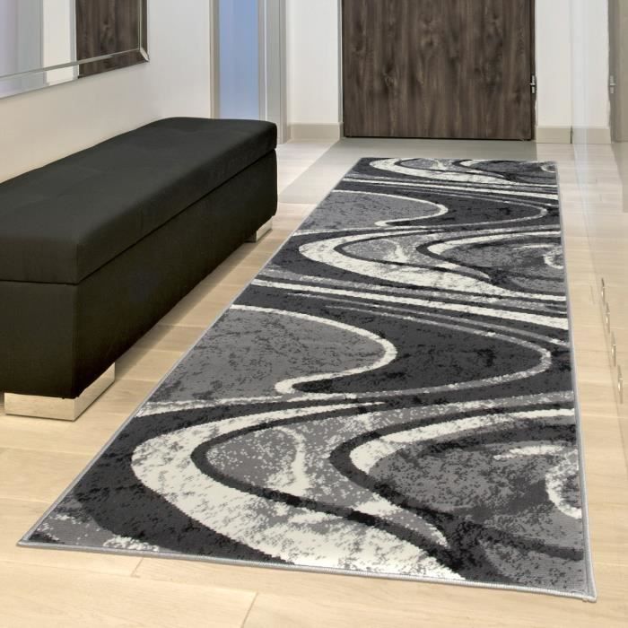 Tapis De Couloir Long 90x140 Cm - Antidérapant, Lavable En Machine - Pour Entrée, Salon, Cuisine