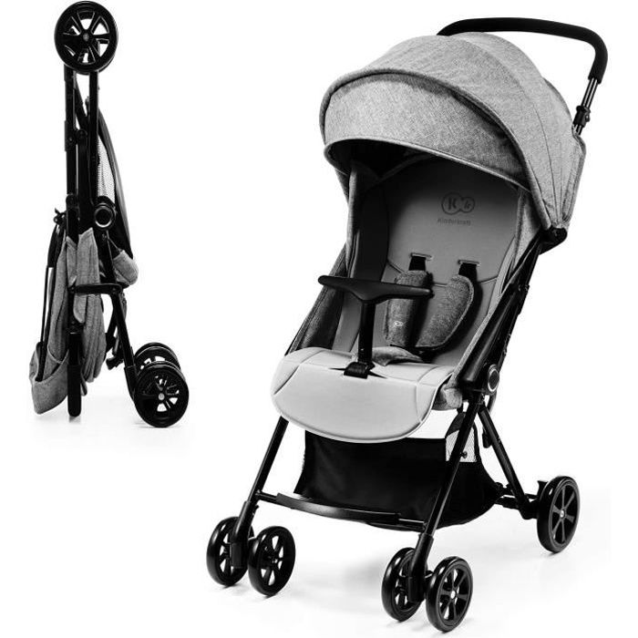 Kinderkraft Poussette Canne Bebe Lite Up Compacte Ultra Legere Pliante Gris Cdiscount Sport