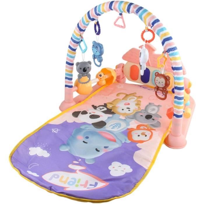 Tapis D Eveil Pour Bebetapis De Jeux Avec Arches Pour Bebe De 0 A 36 Mois Contient 5 Jouets Suspendus Tapis Musical D Eveil D 192 Cdiscount Puericulture Eveil Bebe