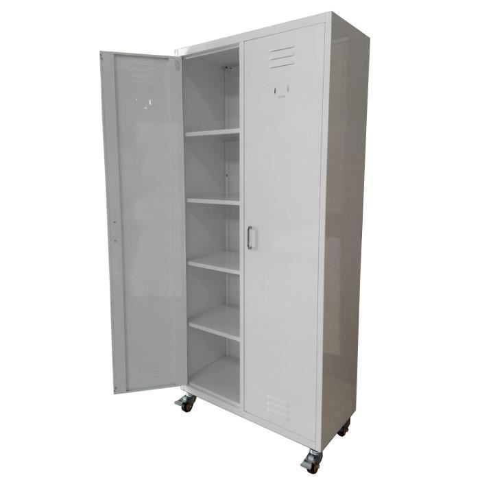 Meuble Salle De Bain Jan Nowak Casier Vestiaire 3B2A Armoire Metallique 6 Compartiments Meubles De Salle De Bain