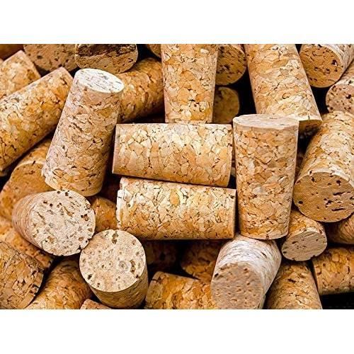 Bouchons En Liège Coniques Pour Bouteilles - Lot De 2 - 100x85x30mm - Étanches Et Naturels