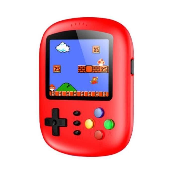 Console de jeux enfant portable retro mini 3 pouces petit jouet  electronique game - 620 jeux classiques - Meilleur Cadeau -Rouge