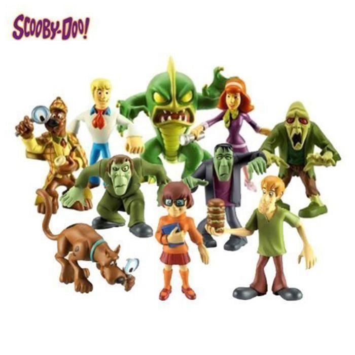 Lot Figurines Scooby Doo et le Gang Mystérieux - Collection