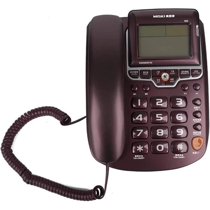 Téléphone Fixe Rétro Téléphone Fixe Fixe Téléphone Professionnel Appel