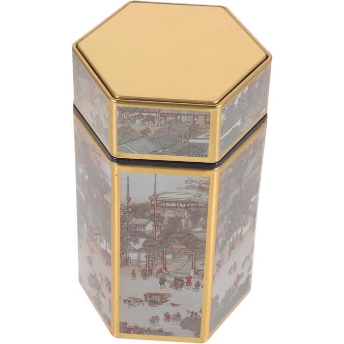 Boîtes à Biscuits En Métal De Noël - Lot De 4 Boîtes En Fer Avec Couvercle - 4 Tailles (de 12 à 22 Cm) - Pour Stockage Bonbons, Thé, Cadeaux
