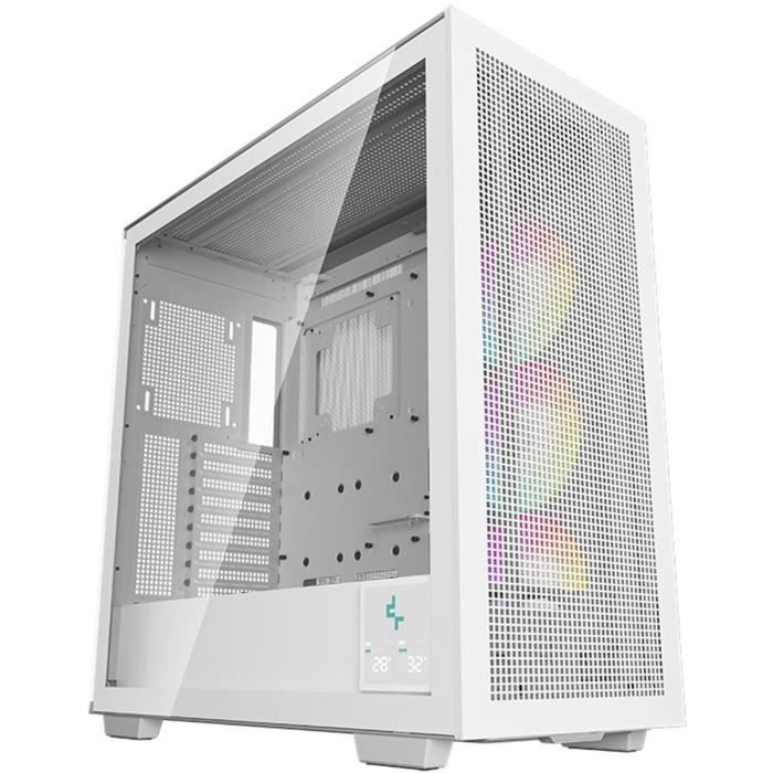 Boîtier PC – DEEPCOOL – MORPHEUS – Grande tour – E-ATX – Verre trempé – Façade Mesh – Blanc