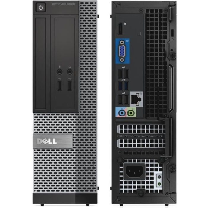 UC DESKTOP DELL OPTIPLEX 3020 SFF CORE I5 4570 3.2GHZ 4096 Mo 500 Go DVD R-Intel HD GRAPHICS FAMILYS LAN - Windows 8.1 Pro 64Bits