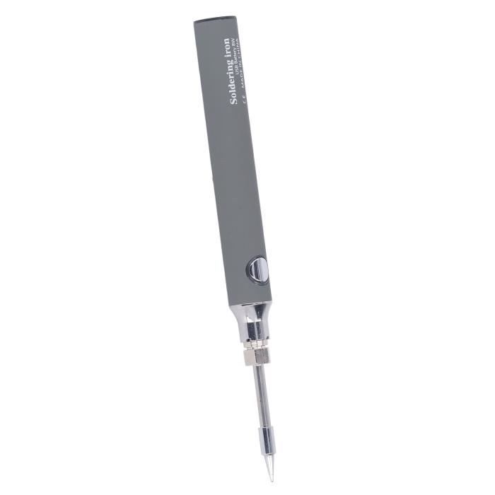Fer à Souder USB Avec Panne En Céramique - Chauffe En 15 Sec Jusqu'à 450°C - 8W - Alimentation Par Adaptateur USB (non Fourni) - Pour Petits Travaux électroniques