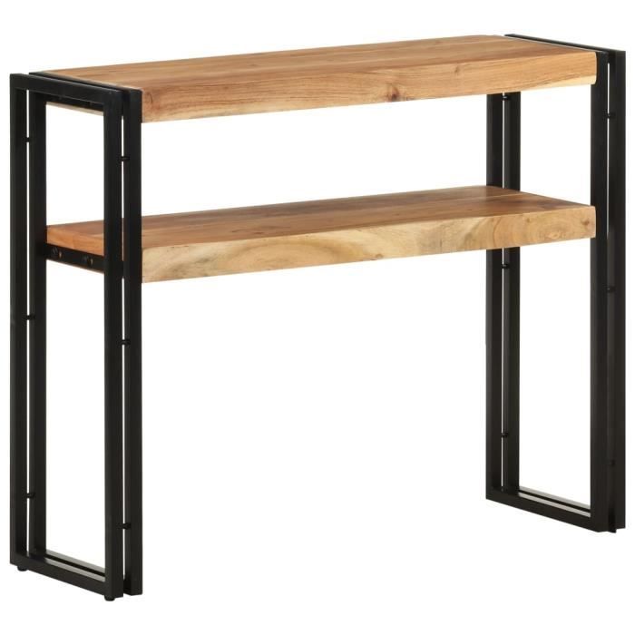 SIB Table console 90x30x75 cm Bois d'acacia massif 7462032055503 ...