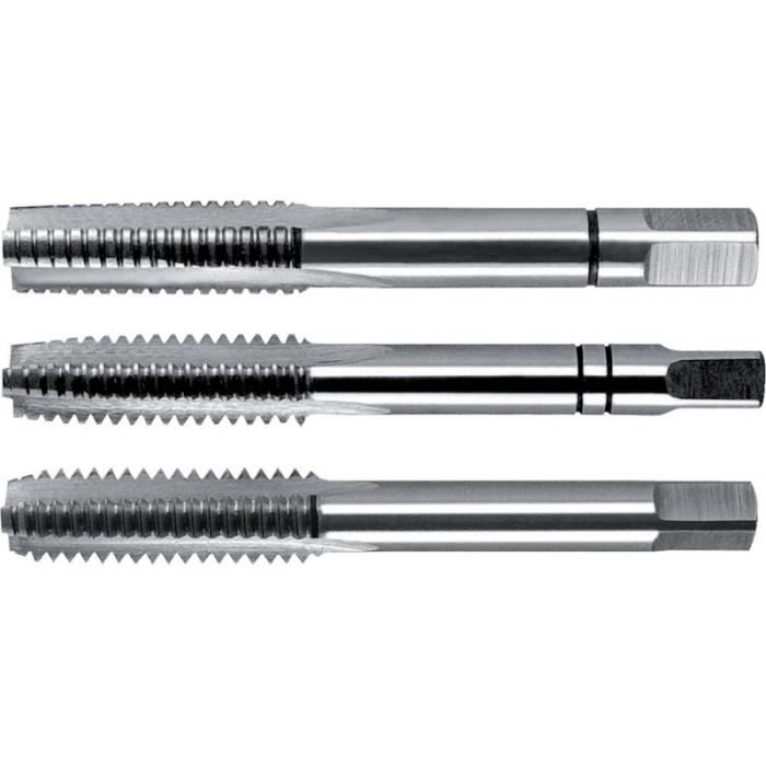 Jeu de 2 tarauds à main HSS M10 x 1 Qualité Professionnel DIN 2181