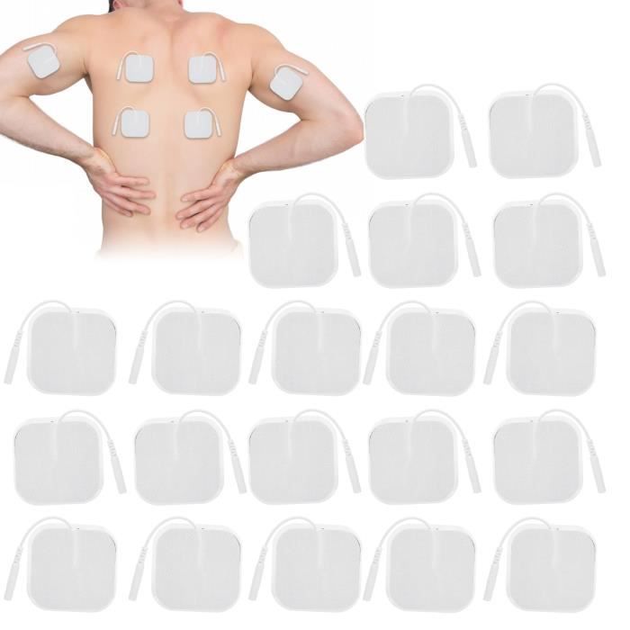 Lot De 20 électrodes Adhésives 4x4 Cm - Électrothérapie TENS - Neuves Sans Marque