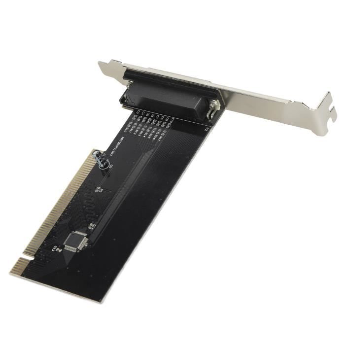 Carte Extension Port Parallèle PCIe Vers DB25 LPT - Adaptateur Imprimantes Scanners DOS Windows