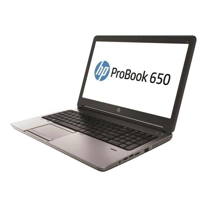 HP ProBook 650 G1 Core i5 4200M – 2.5 GHz Win 8.1 Pro 64 bits 4 Go RAM 256 Go SSD SED DVD SuperMulti 15.6 TN 1366 x 768 (HD) HD…