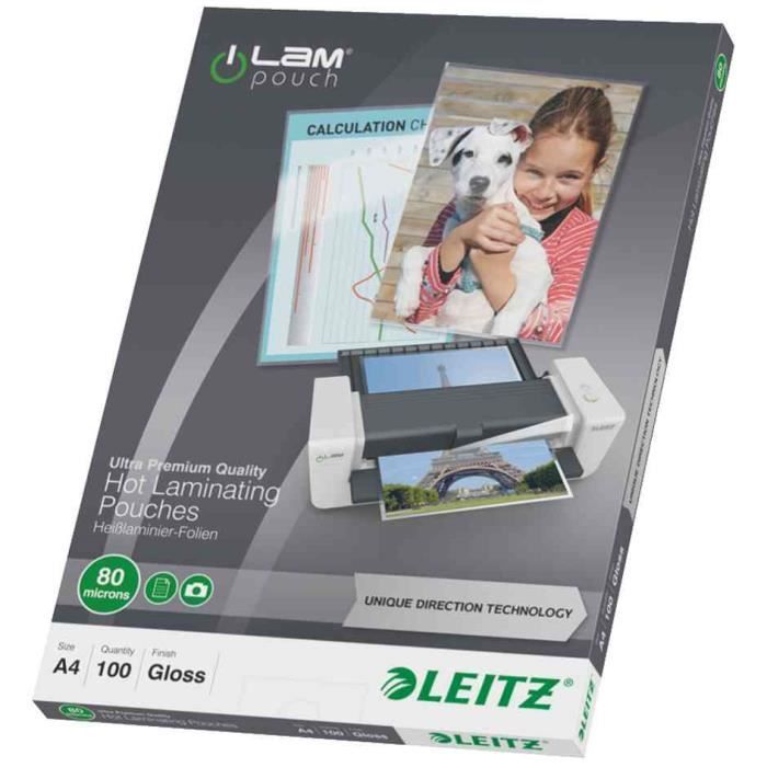 Leitz Pochettes de plastification ILAM 250 microns A3 25 pcs