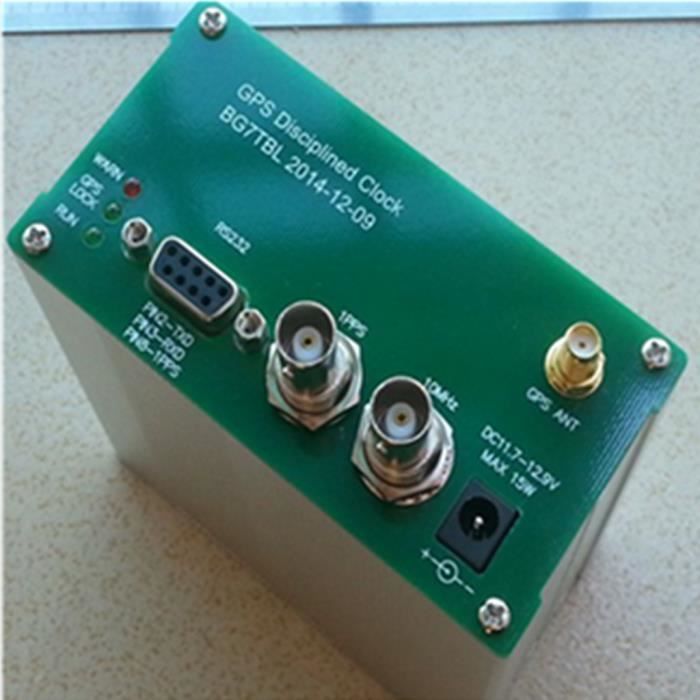 Horloge GPS Disciplinée 10MHz 1PPS - Oscillateur DC12V Pour Audio Haute Fidélité Et Instruments De Précision