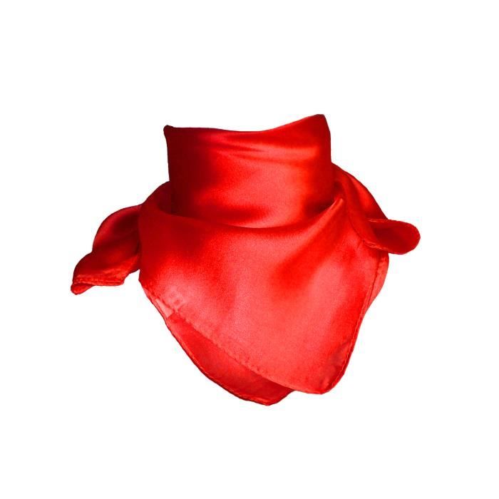 Foulard tour de cou imprimé cachemire - Rouge/noir/jaune - Kiabi - 7.00€