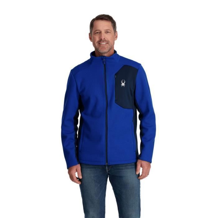 Polaire de ski Spyder Bandit - Bleu électrique - Taille 2XL Electric blue -  Cdiscount Sport