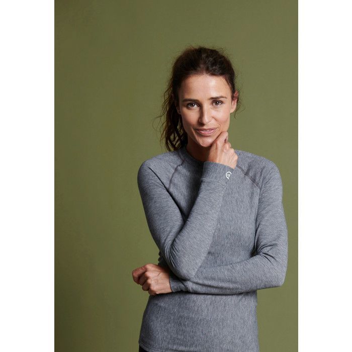 DamartSport - T-shirt col rond Comfort Thermolactyl 3 femme - Gris Chiné Moyen DamartSport - T-shirt col rond Comfort Thermolactyl 3 femme - Gris Chiné Moyen