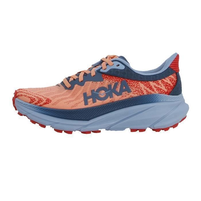 Chaussures running trail Challenger 7 - Hoka - Orange - Régulier - Mixte Chaussures running trail Challenger 7 - Hoka - Orange - Régulier - Mixte