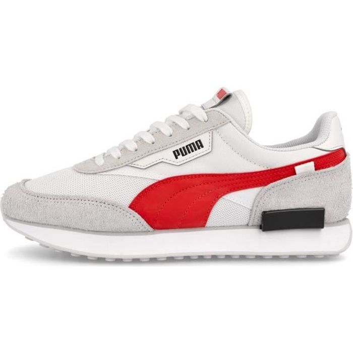 Puma blanche rouge on sale