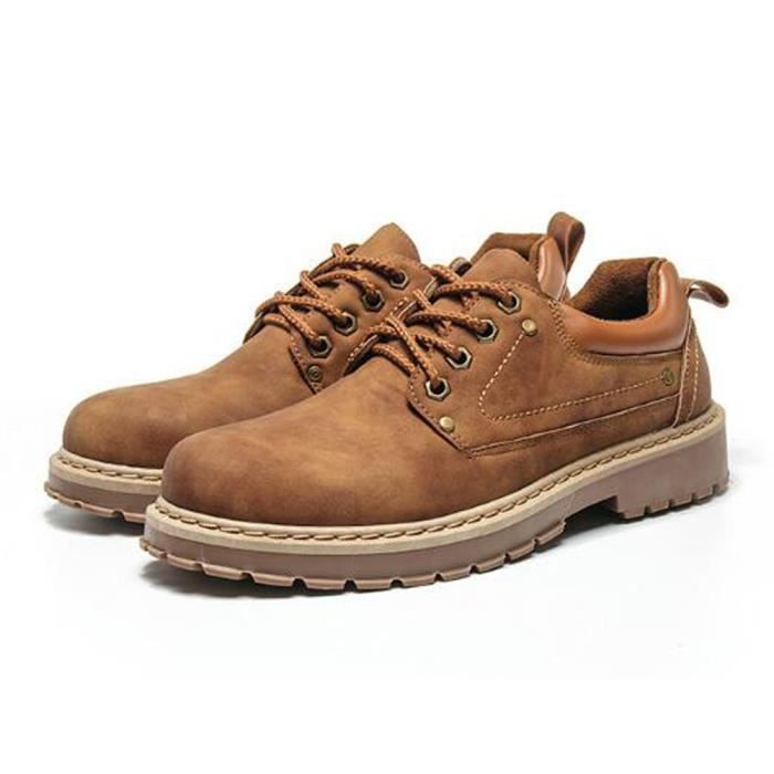 derby cuir marron