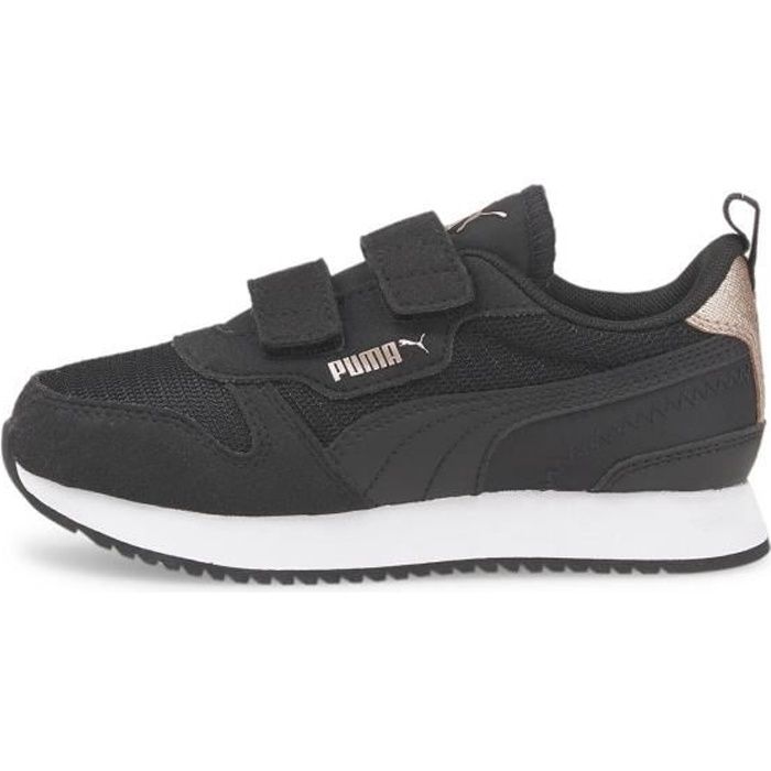 Baskets Puma R78 Metallic noir enfant fille