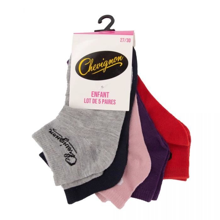 Socquettes Enfants Esprit - Coton Bio Avec Picots Antidérapants - 4 Tailles Enfant - Pour Maison Et Jeux