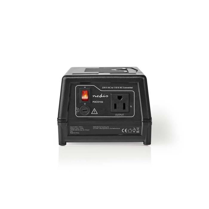 NEDIS Convertisseur dalimentation 230 V c.c. - 110 V c.a. - 300 W