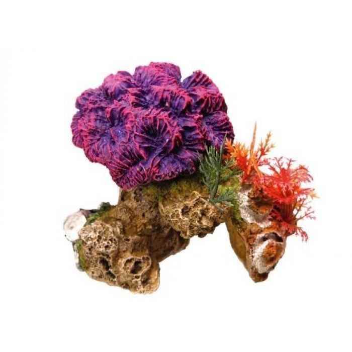 Décoration d'aquarium avec plantes Nobby Pet Coral Stone