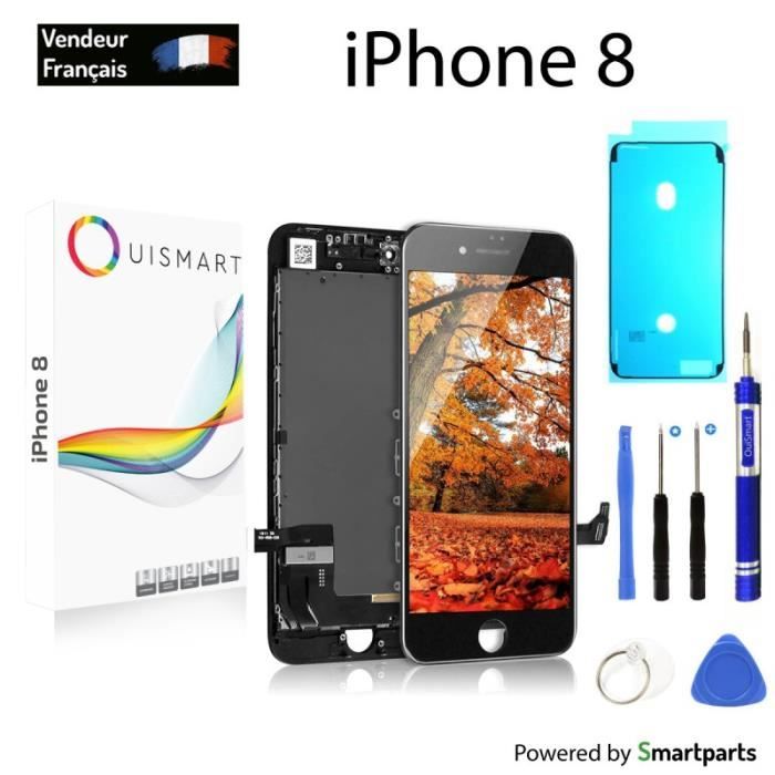 Écran LCD IPhone 8 / 8 Plus Assemblé – Vitre Tactile, Couleur Noir Ou Blanc, Neuf