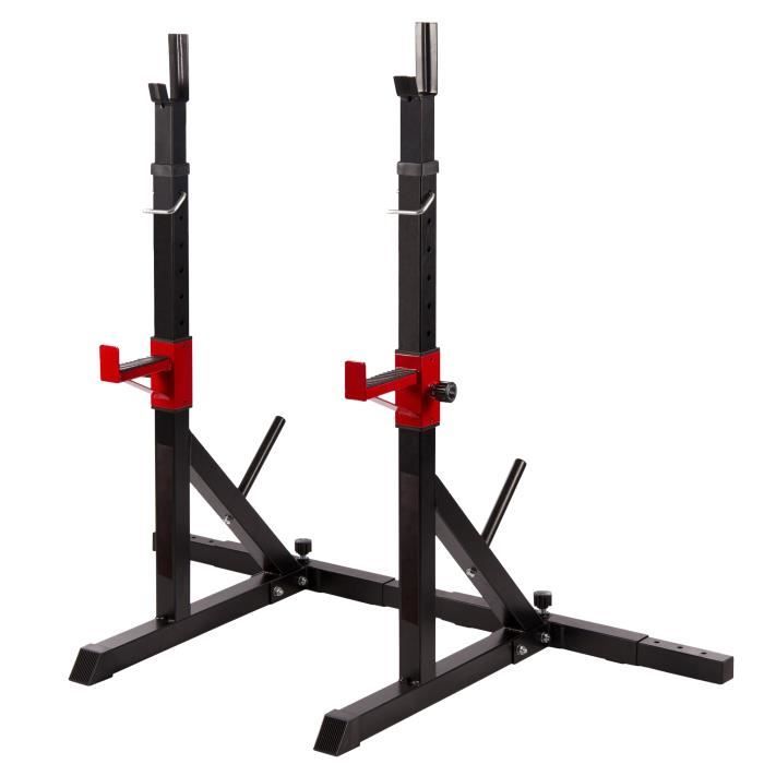 Support D'Haltères 5 Niveaux SPORTNOW - Acier, Charge 100kg, 35x33x66cm - Rangement Musculation Maison